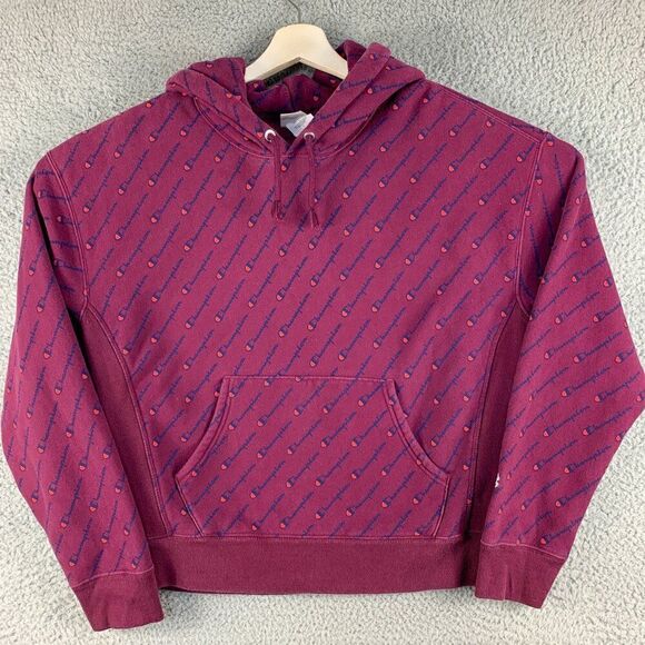 Champion Reverse Weave Sweatshirt Mens Large Purple Heavyweight Camp Fits 22x24‎ - Picture 1 of 13